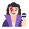 Woman Singer- Light Skin Tone emoji on Microsoft